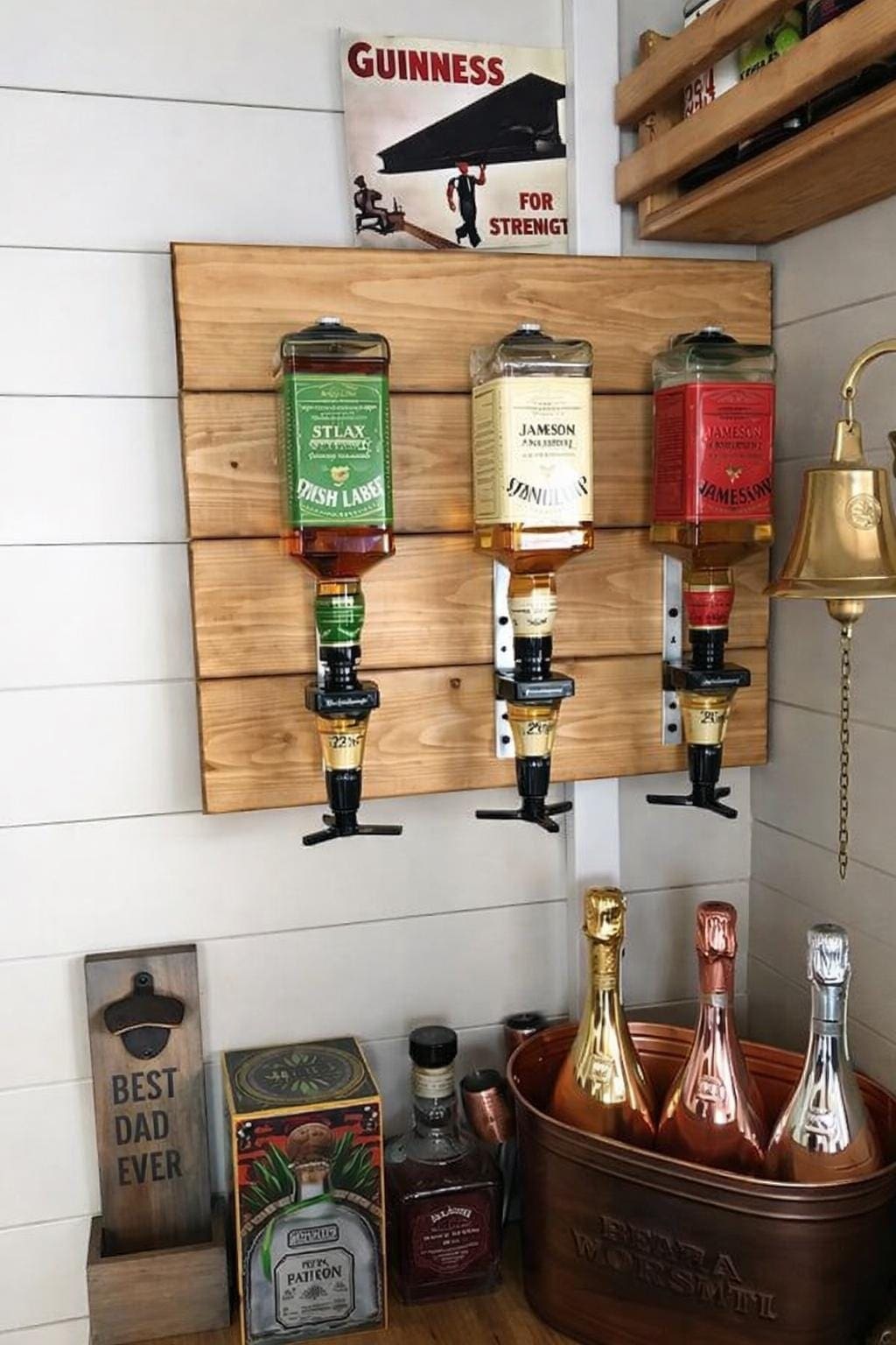 Handcrafted solid wall mounted Beaumont 25ml optics plaque